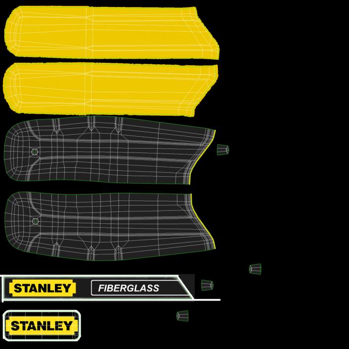 3D model Fiberglass Hammer Stanley
