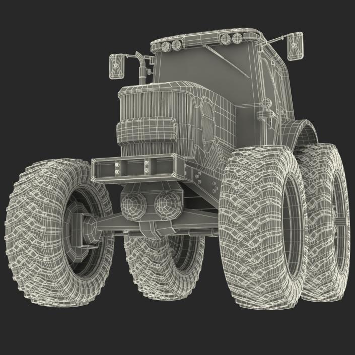 3D Tractor John Deere 7330 model