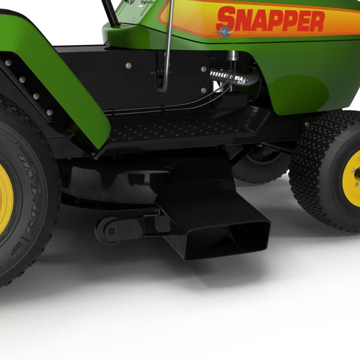 Lawn Tractor Snapper Rigged 3D