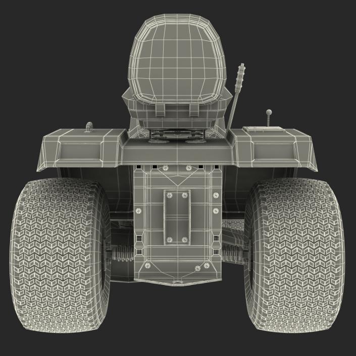 Lawn Tractor Snapper Rigged 3D