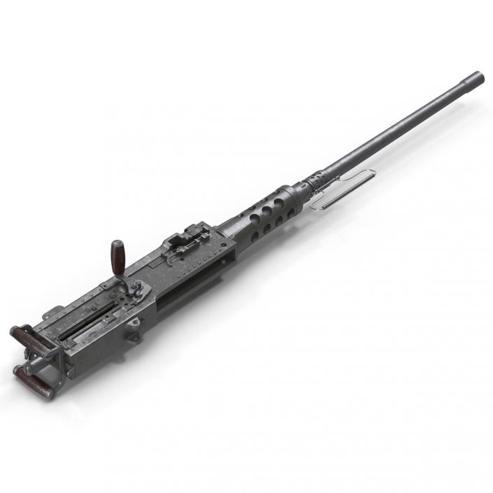 Machine Gun Browning M2 50 Caliber 3D model