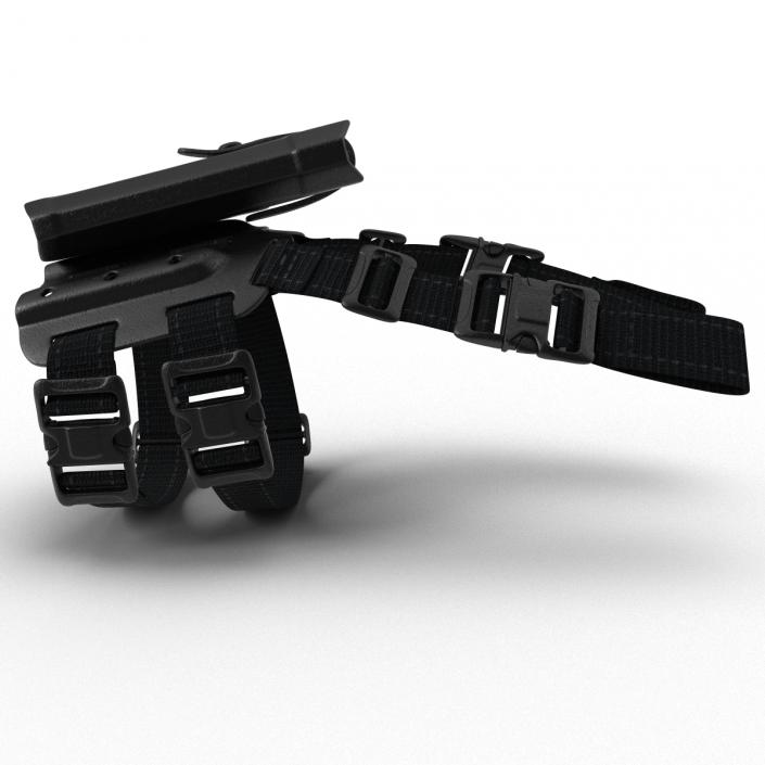 Tactical Leg Pistol Holster 2 3D model