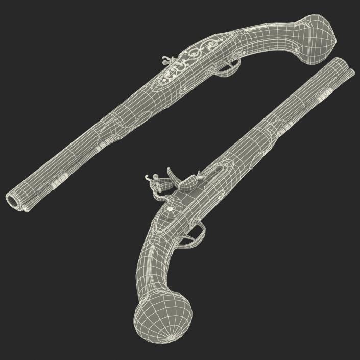 3D Flintlock Pistol