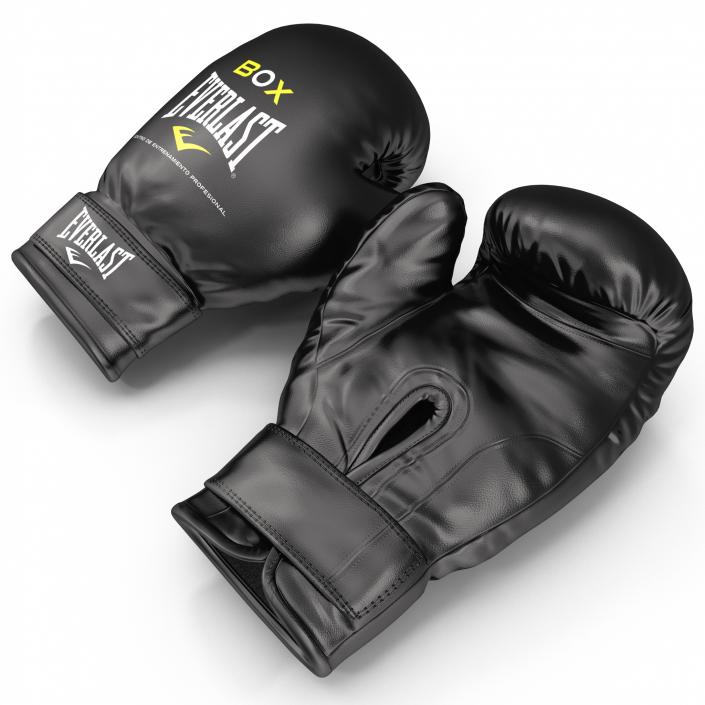 3D Boxing Gloves Everlast Black model