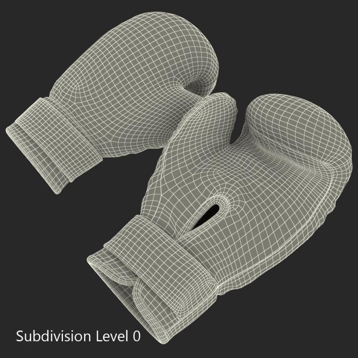 3D Boxing Gloves Everlast Black model