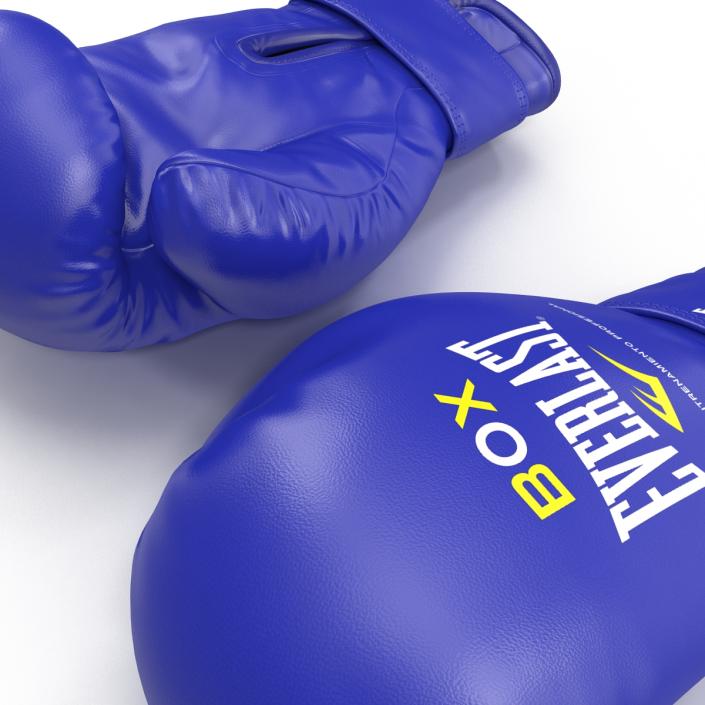 Boxing Gloves Everlast Blue 3D