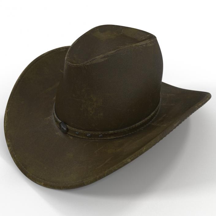3D Old Cowboy Hat 2