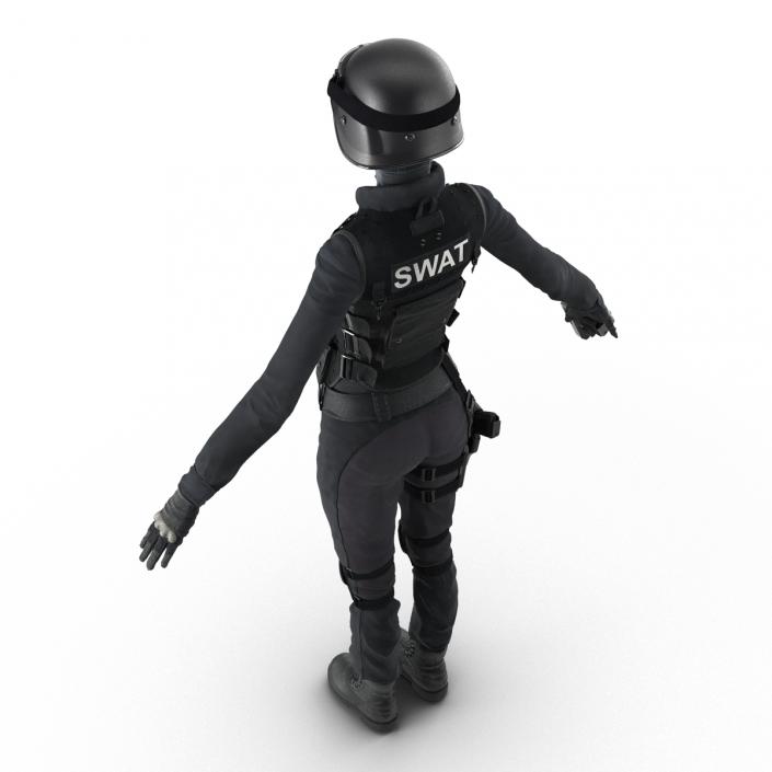SWAT Indian Woman 3D