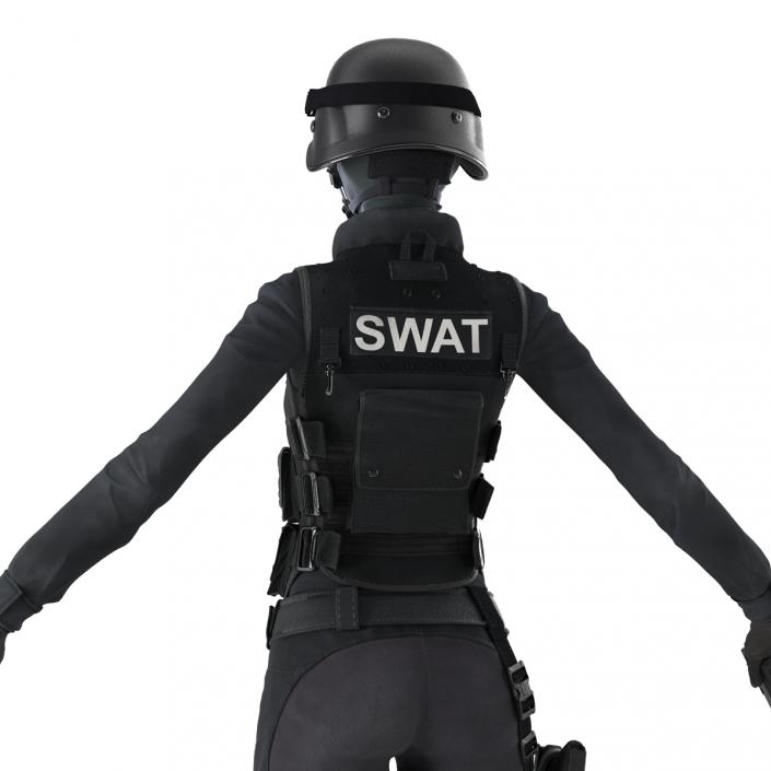 SWAT Woman 1 3D