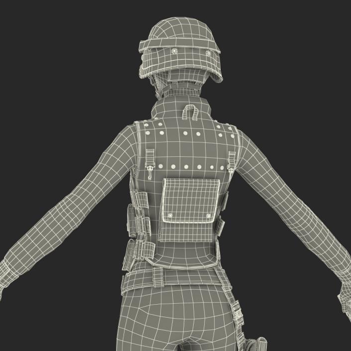SWAT Woman 1 3D