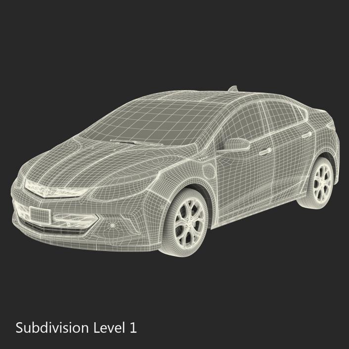 3D model Chevy Volt 2016