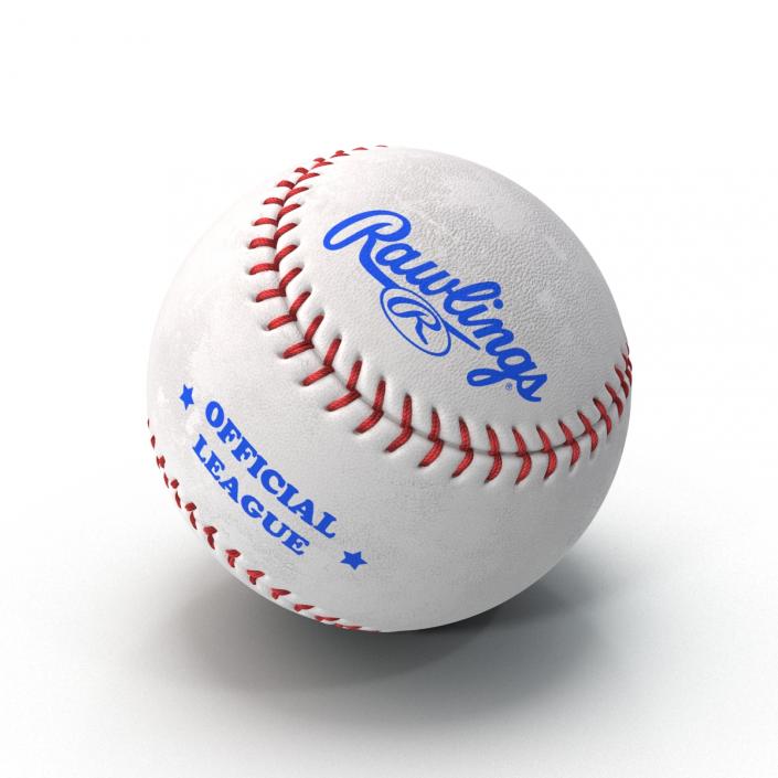 Baseball Ball Rawlings 3D