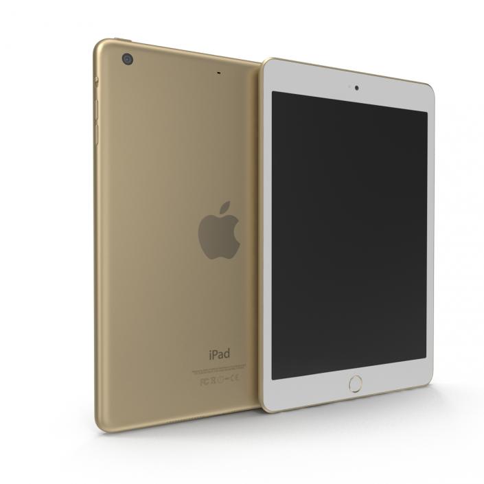 3D iPad Mini 3 Gold