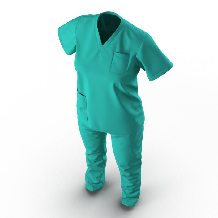 Female Surgeon Dress 8 3D