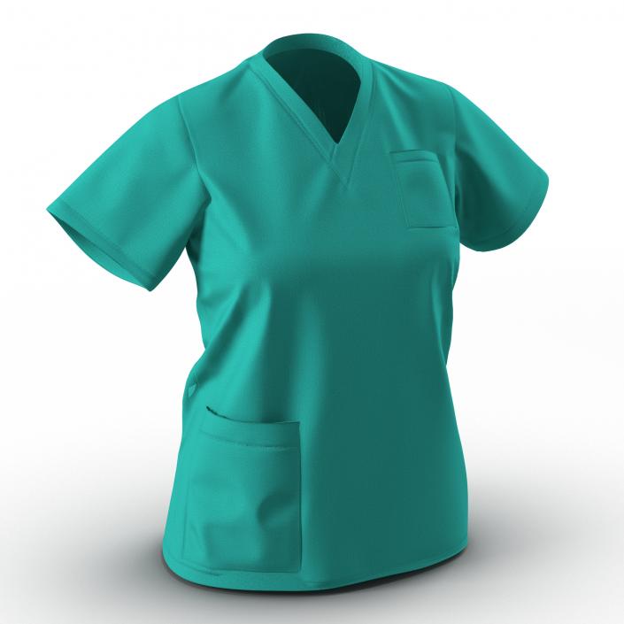 Female Surgeon Dress 9 3D