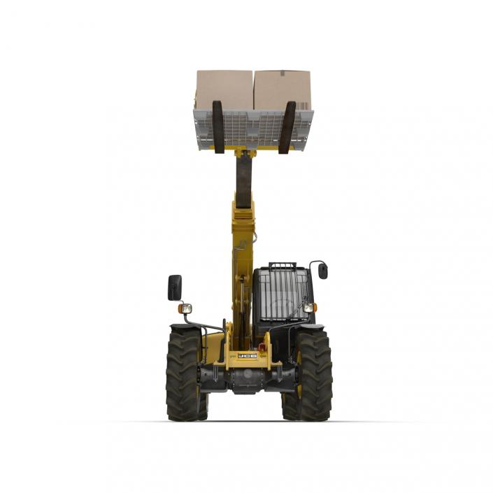 Telescopic Handler Forklift JCB 535 95 Yellow 2 3D