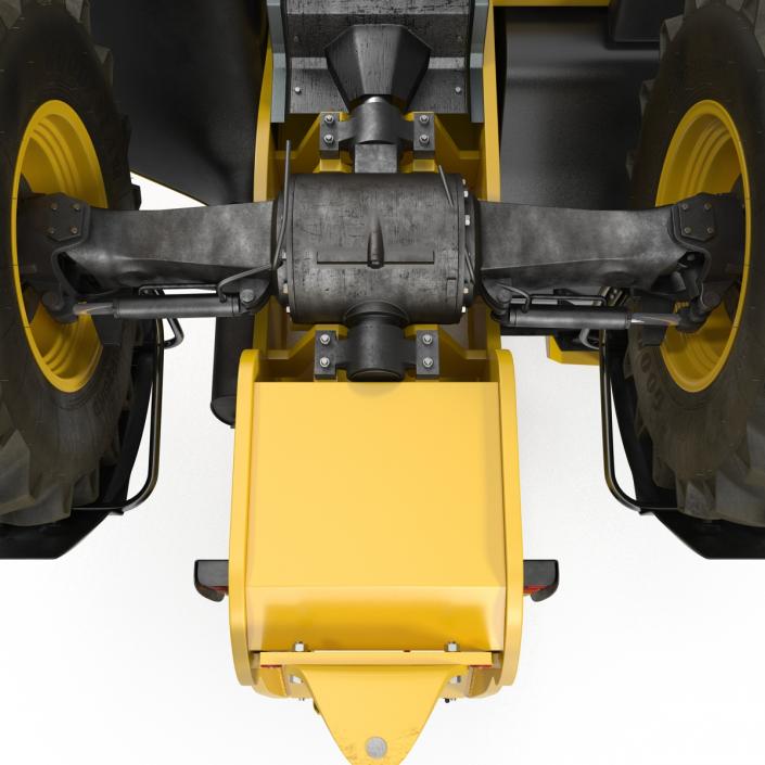 Telescopic Handler Forklift JCB 535 95 Yellow 3 3D