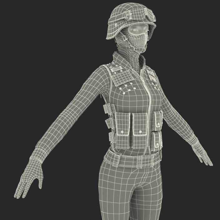3D SWAT Woman European 2