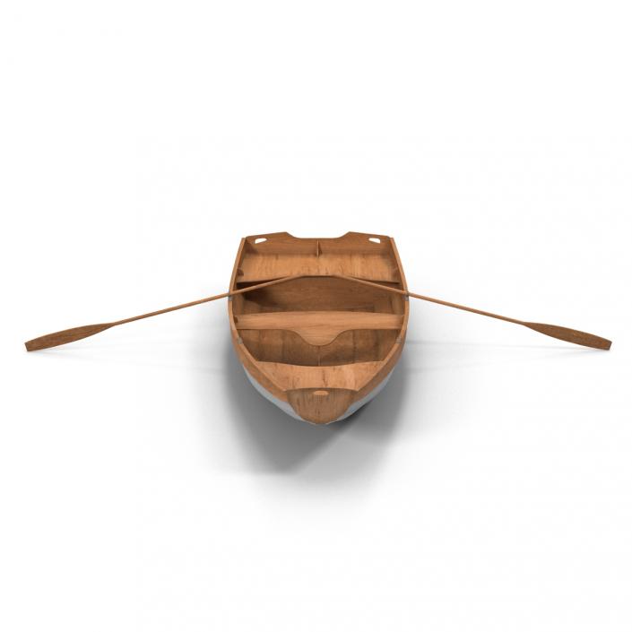 3D Rowing Boat 2 model