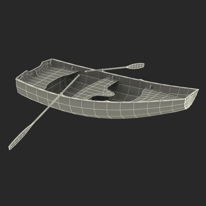 3D Rowing Boat 2 model
