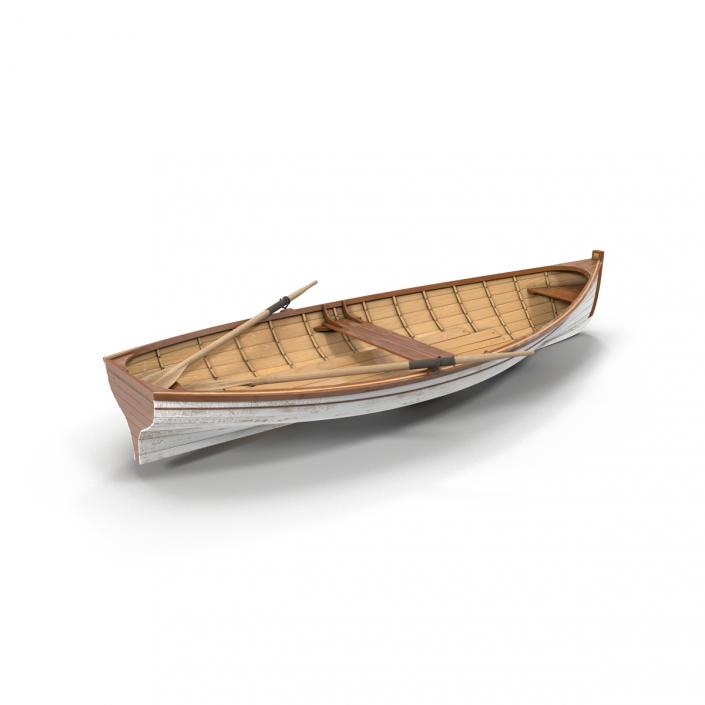 3D Rowing Boat 3 model