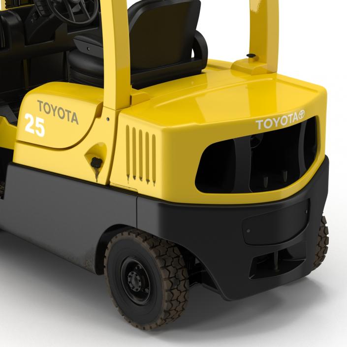 Forklift Toyota Rigged 3D