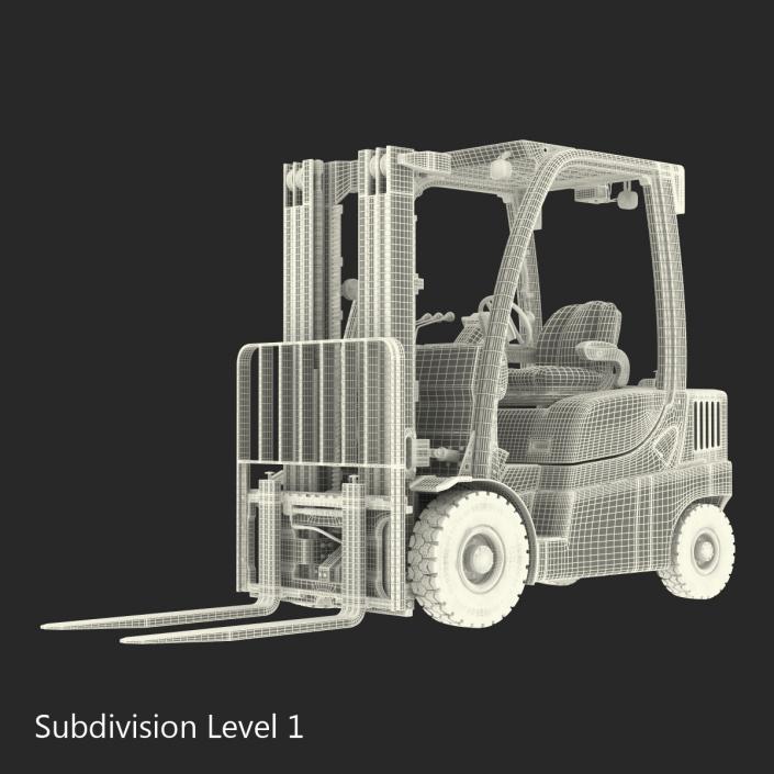 3D model Forklift Toyota