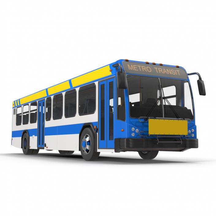 Bus Metro Transit 3D