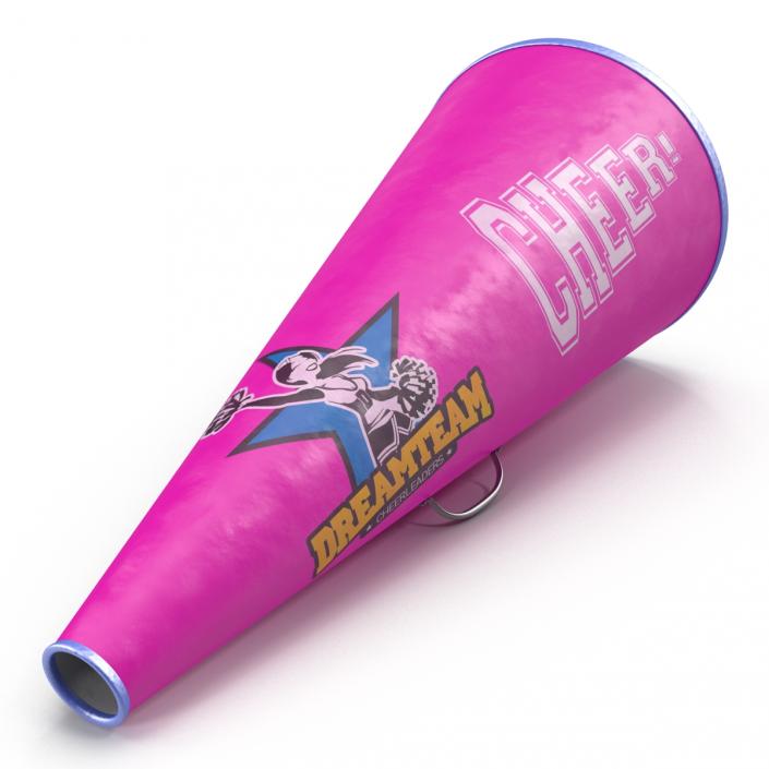 3D Cheerleader Megaphone Pink