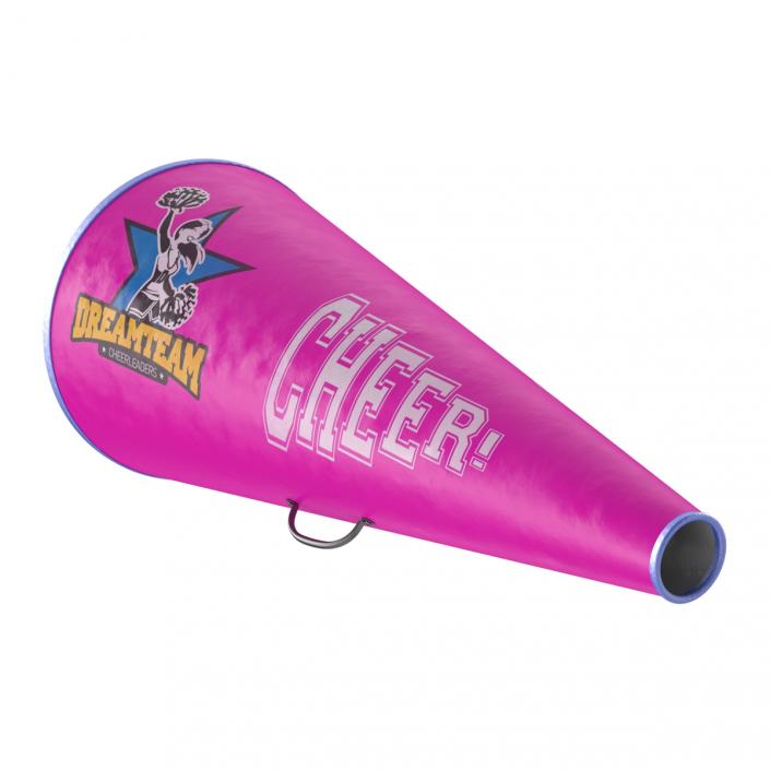 3D Cheerleader Megaphone Pink