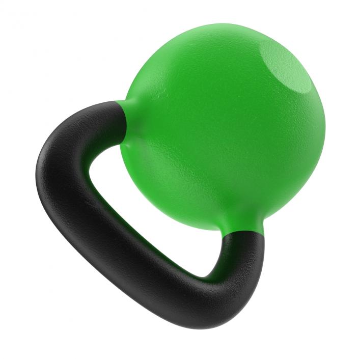 3D Kettlebell 2 Green model