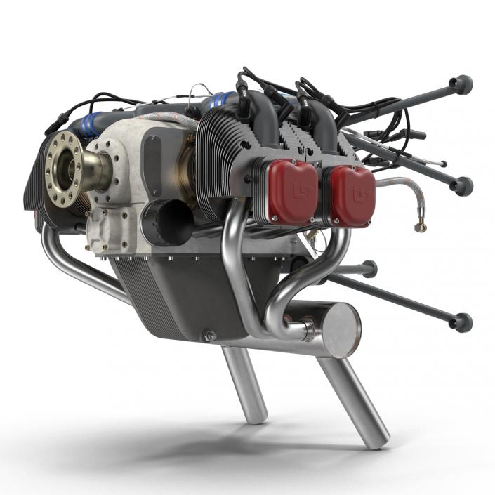 Piston Aircraft Engine ULPower UL260i 3D