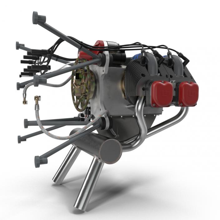 Piston Aircraft Engine ULPower UL260i 3D