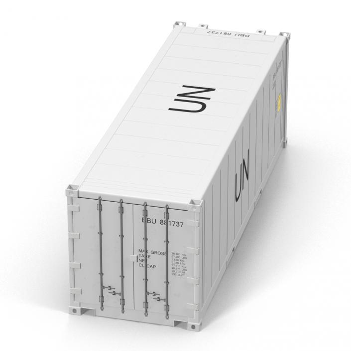 3D ISO Refrigerated Container