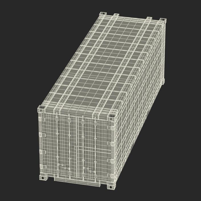 3D ISO Refrigerated Container
