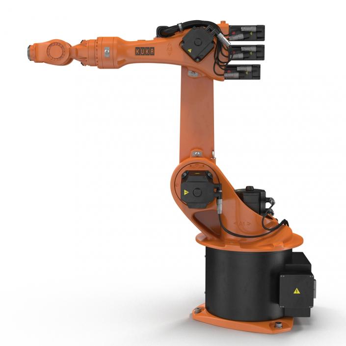3D model Kuka Robot KR 16-3 Rigged
