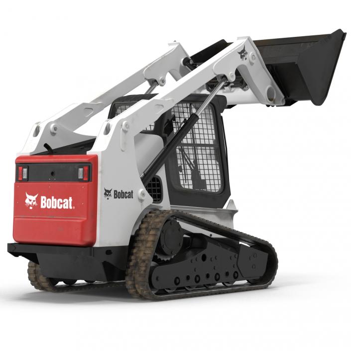 Bobcat Compact Tracked Front Loader Rigged 2 3D model