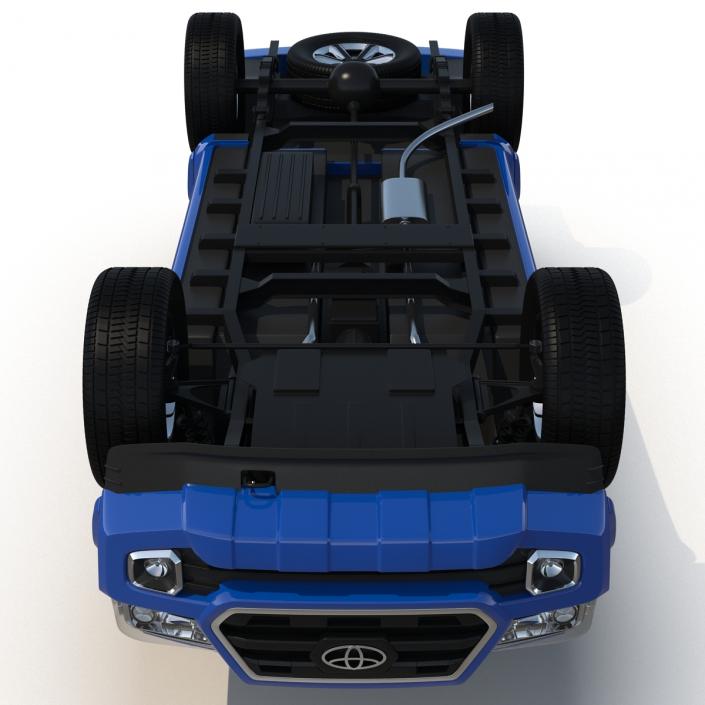 3D model Toyota Tacoma 2016 Rigged