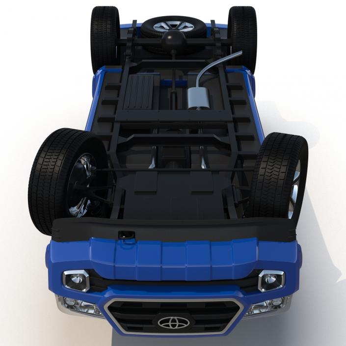 3D model Toyota Tacoma 2016 Rigged