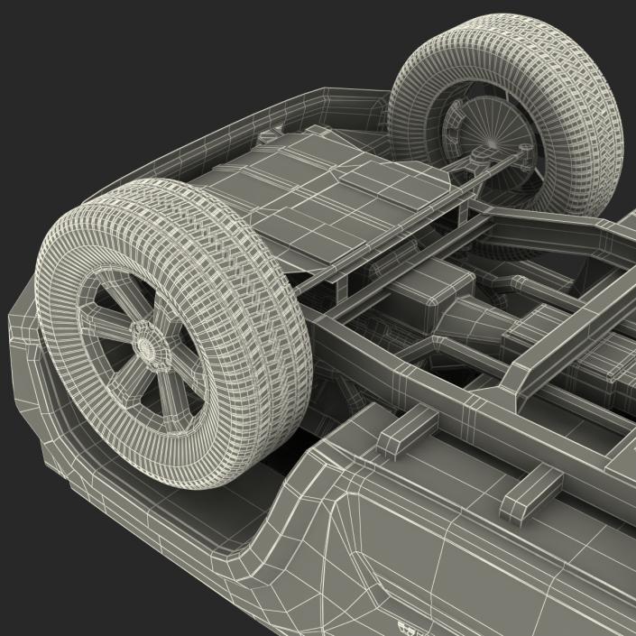 Toyota Tacoma 2016 Simple Interior 3D model