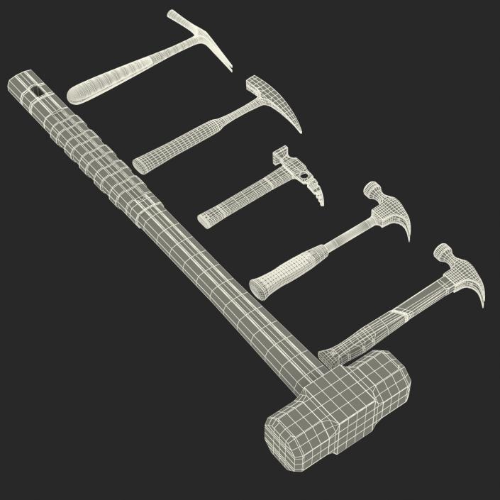 3D Generic Hammers Collection