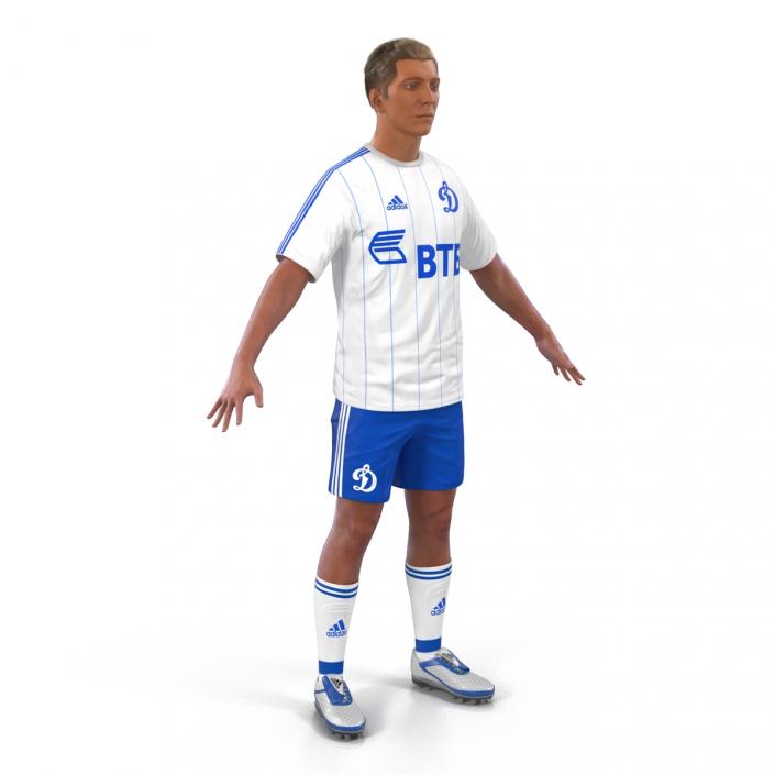 Soccer Player Dynamo Rigged 2 3D model