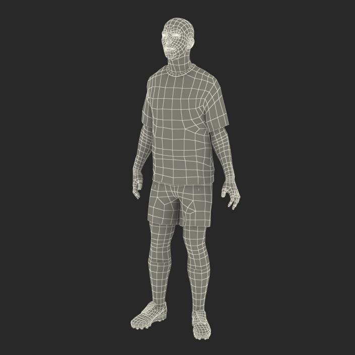 Soccer Player Dynamo Rigged 2 3D model