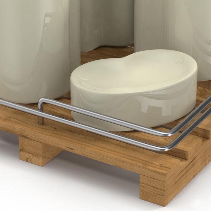 Bathroom Accessories 3D Models Set 3D model