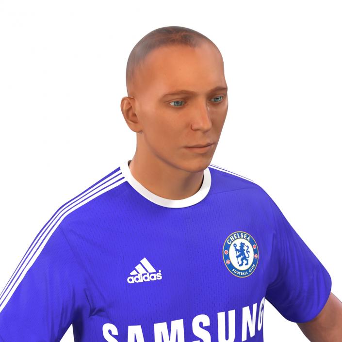 3D Soccer Player Chelsea