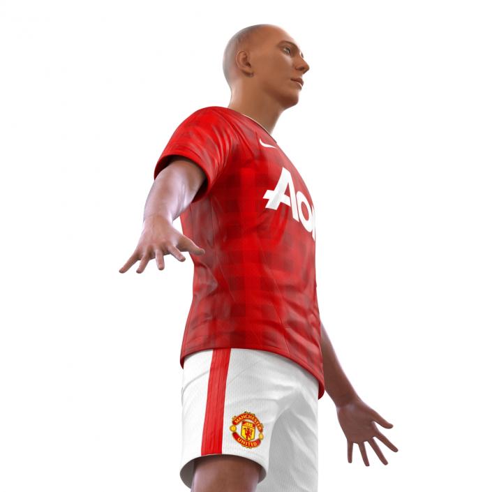 3D Soccer Player Manchester United
