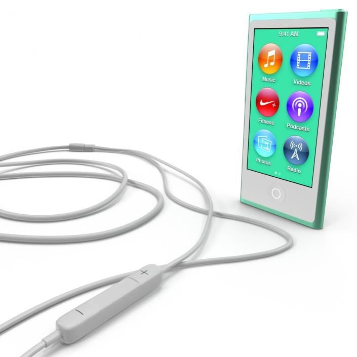 iPod Nano Green 3D Models Set 3D model