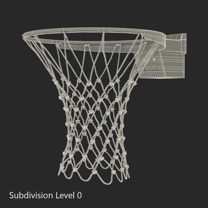 3D Basketball Rim Spalding model
