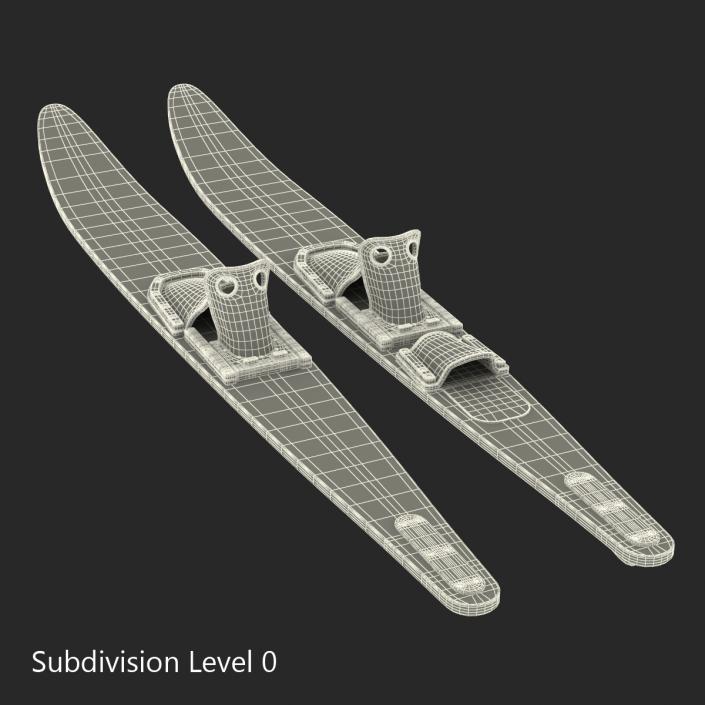 3D model Water Skis