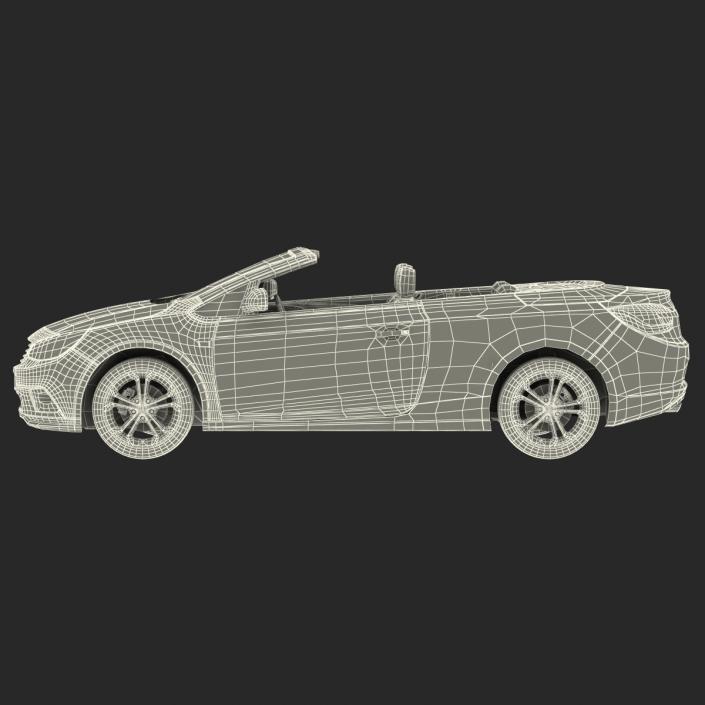 Generic Cabriolet Rigged 3D model